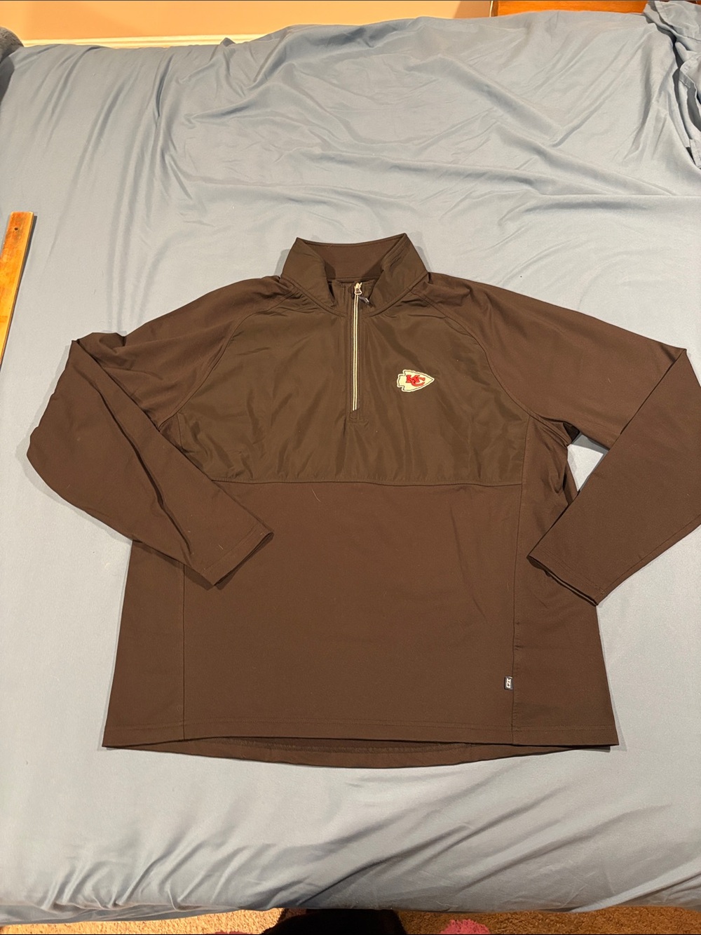 Kansas City Chiefs Black Quarter-Zip Pullover